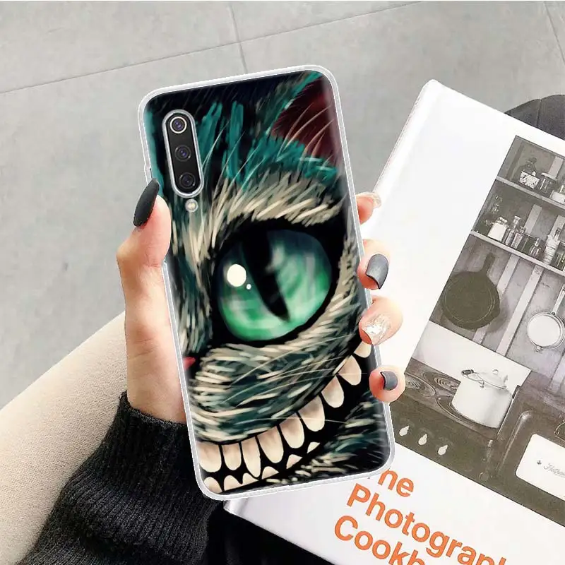 Cheshire cat Case for Xiaomi Redmi Note 7 8 Pro 8A 7A 5 5A 6A 4X S2 K20 MI 5X 6X 9 8 CC9 F1 Soft TPU Phone Cover - Цвет: TR047-7