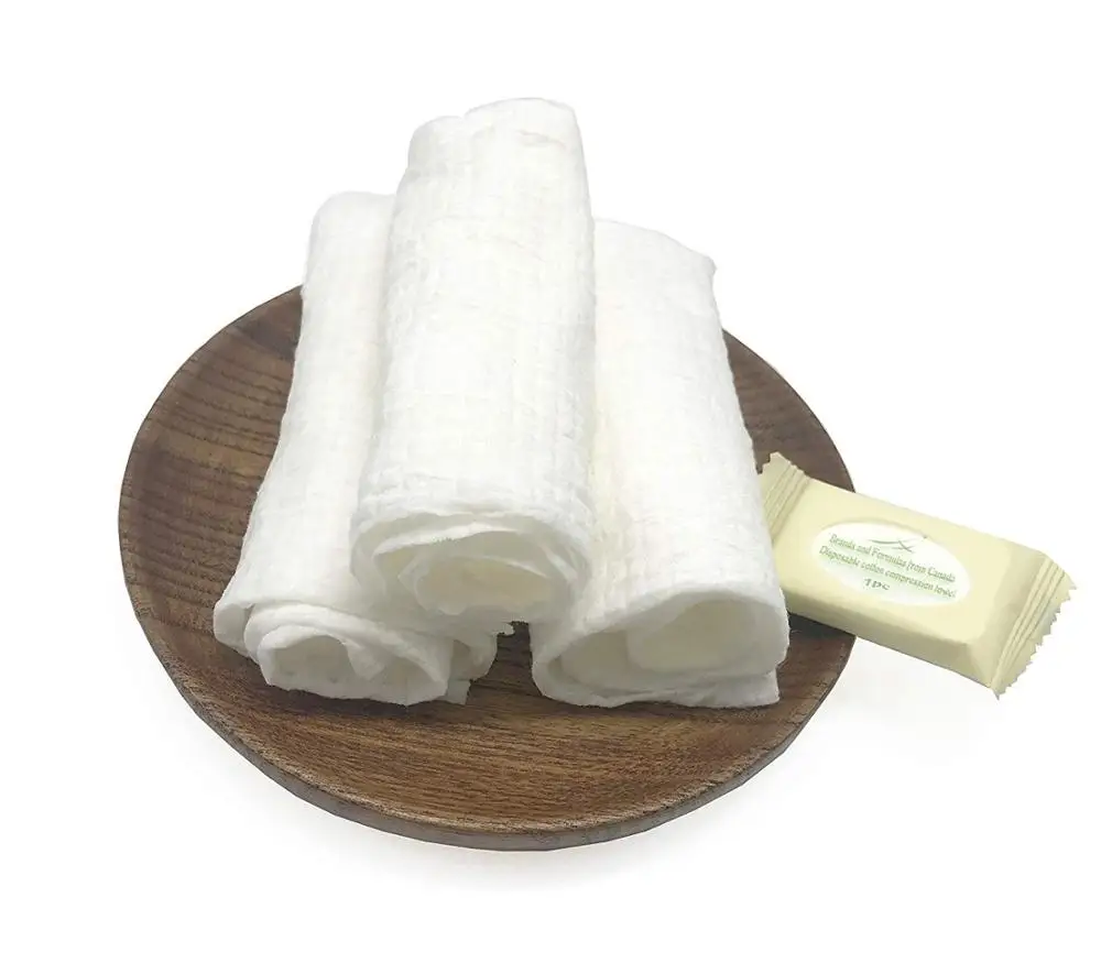 20 шт стерильное сжатое полотенце хлопковая салфетка для мытья для удаления чистого лица красота спортивный салон путешествия дома многоцелевой