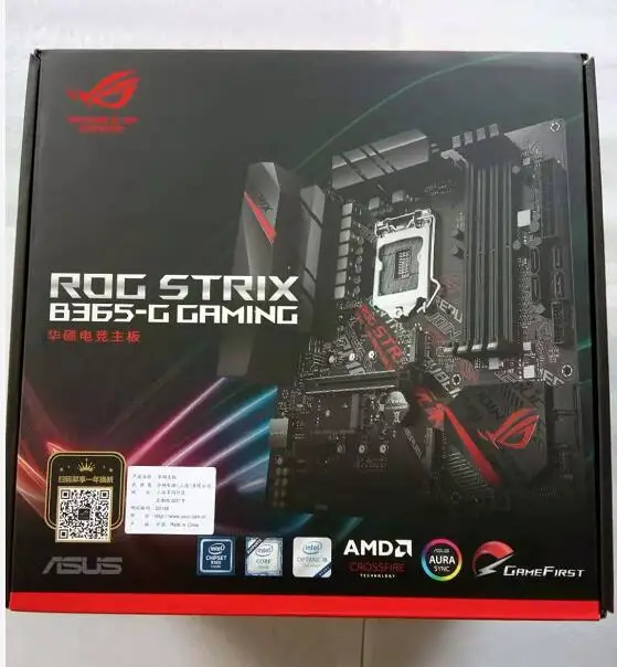 Asus STRIX B365G игровая настольная Материнская плата Intel B360 Socket LGA 1151 8th GenCore i7/i5/i3/Pentium/Celeron RGB
