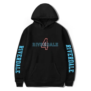 

Hot Riverdale Hoodies Men women Sweatshirts Fashion Harajuku High Quality Print Riverdale 4 Tops Fashion Men's black pullovers