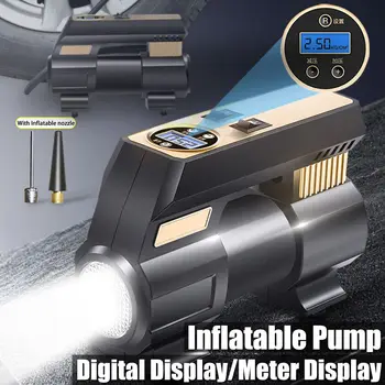 

Automatic Car Electric Air Pump Intelligent for Inflatable Car Tire Digital LCD Display Portable Air Compressor Tire Inflator