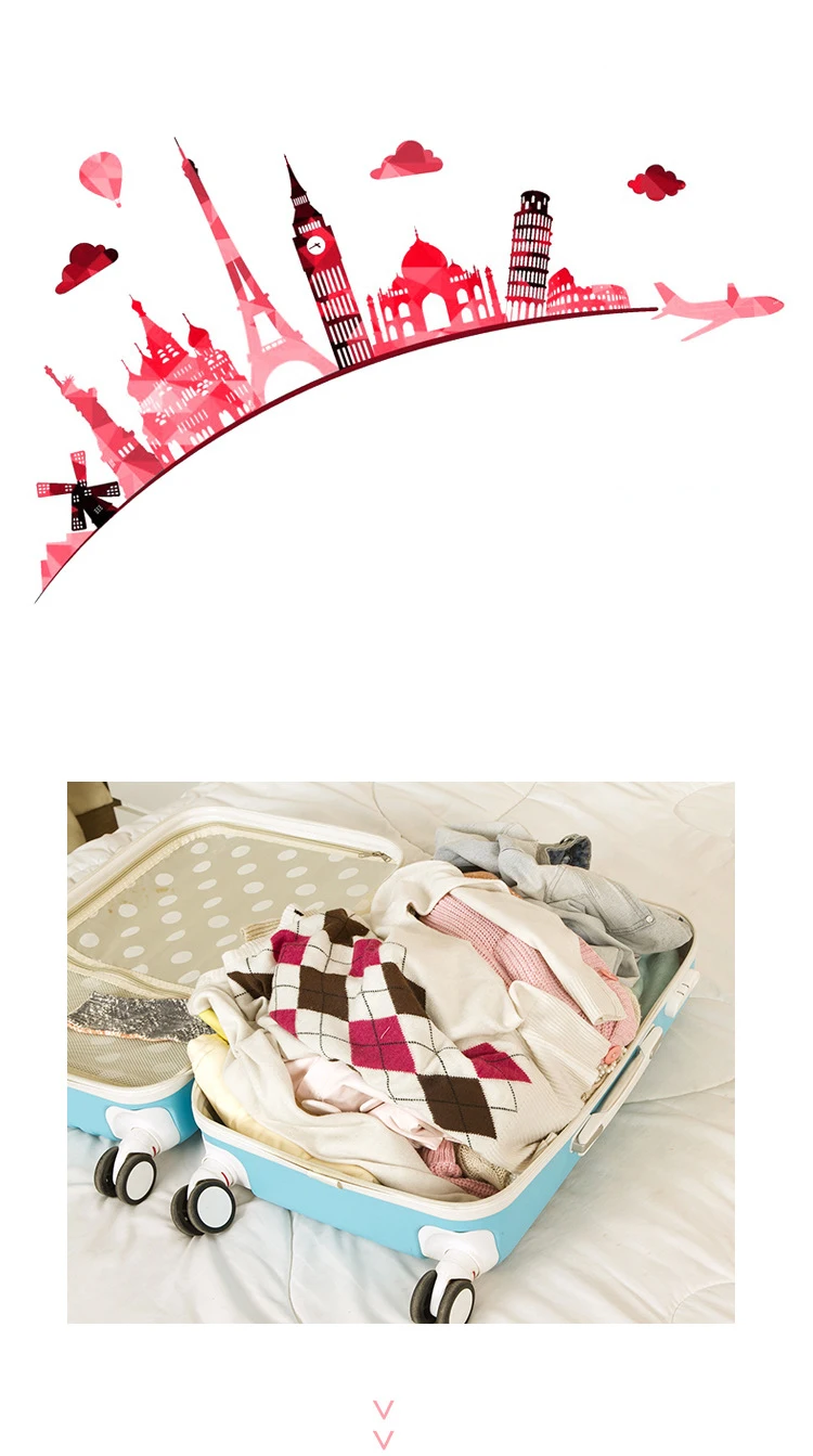 Travel 6Pcs Set Accessories suitcase organizer Clothes Storage Waterproof Bag Luggage Portable Organizer Packing Cube