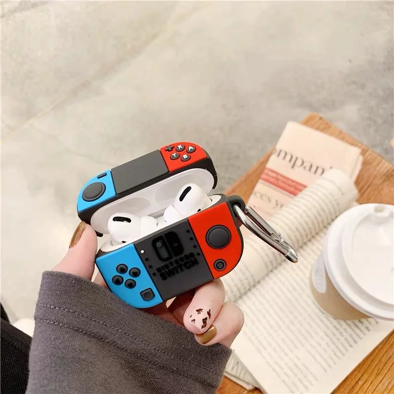 Переключатель игровой модели милый Bluetooth футляр для наушников для Apple Airpods Pro Air Pods 3 Airpodspro беспроводные наушники чехол для наушников
