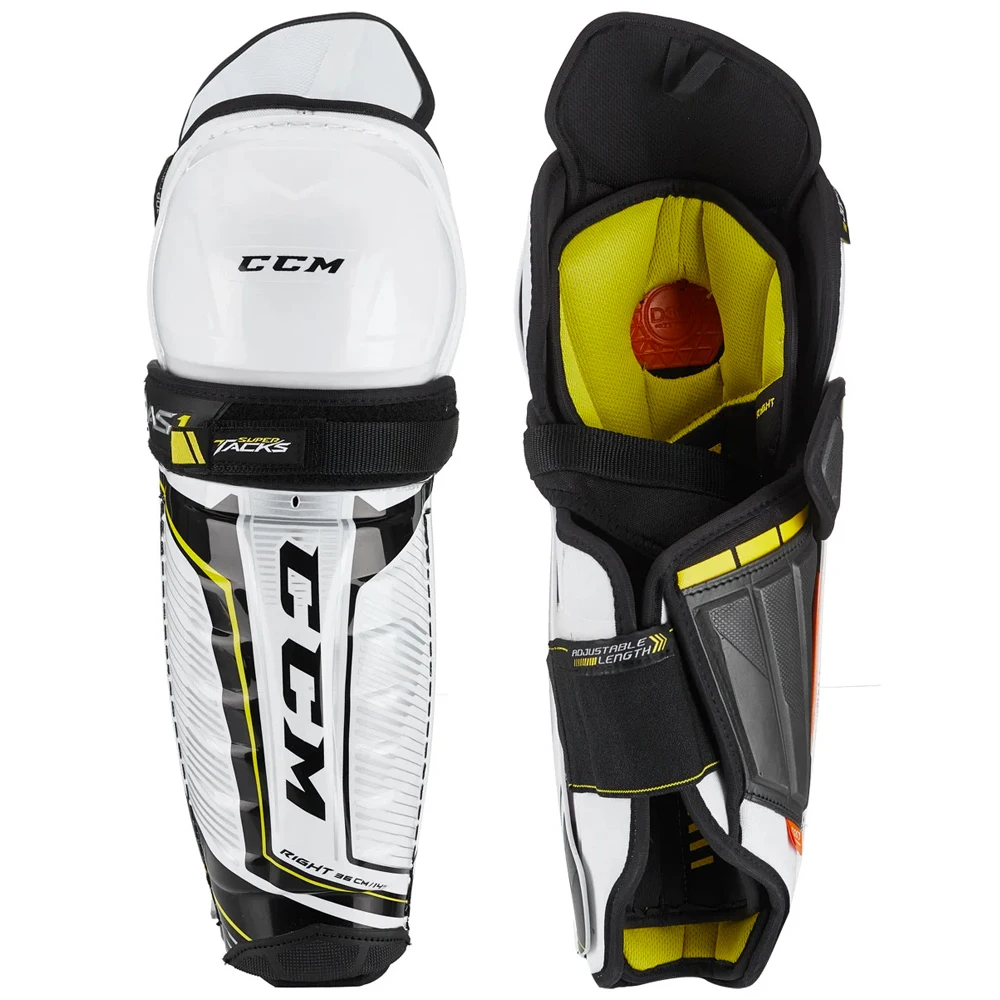 Download CCM Super Tacks AS1Hockey Shin Guards Pads For Adult Or ...