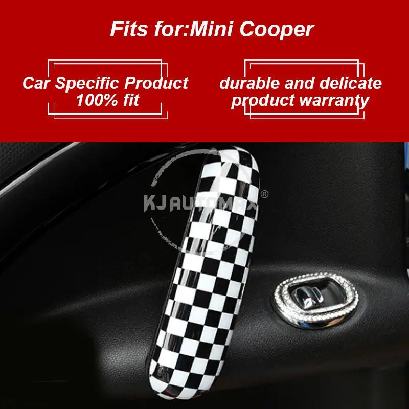 KJAUTOMAX для Mini Cooper R60 внутренняя дверная ручка декоративные ракушки Юнион Джек серый Джек 2 шт./компл. Checker