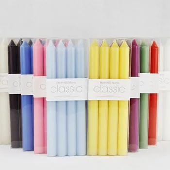 

Long Candlelight Dinner Decoration Candle Black Birthday Candles Bougie Blanche Velas Aromaticas Smokeless Candles QLB022