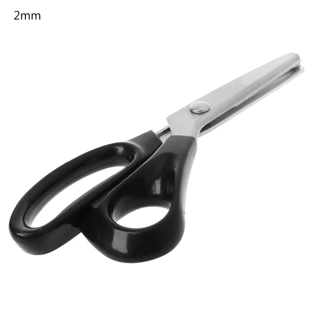 23,5 см Зиг заг швейная резка портновские ножницы Pinking Scissor Leather Craft - Цвет: 2