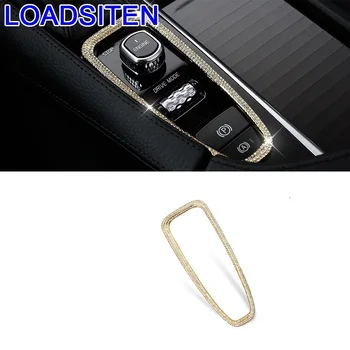 

Automovil Chromium Modified Auto Gear Handbrake Steering Wheel Interior Accessory Mouldings Protecter Trim 18 19 FOR Volvo S90