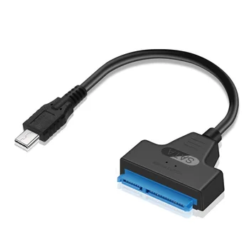 

USB-C USB 3.1 Type C SATA 3 Cable Connector SATA to USB Adapter 6 Gbps External 2.5 inch SSD HDD Hard Disk Drive SATA III Cable