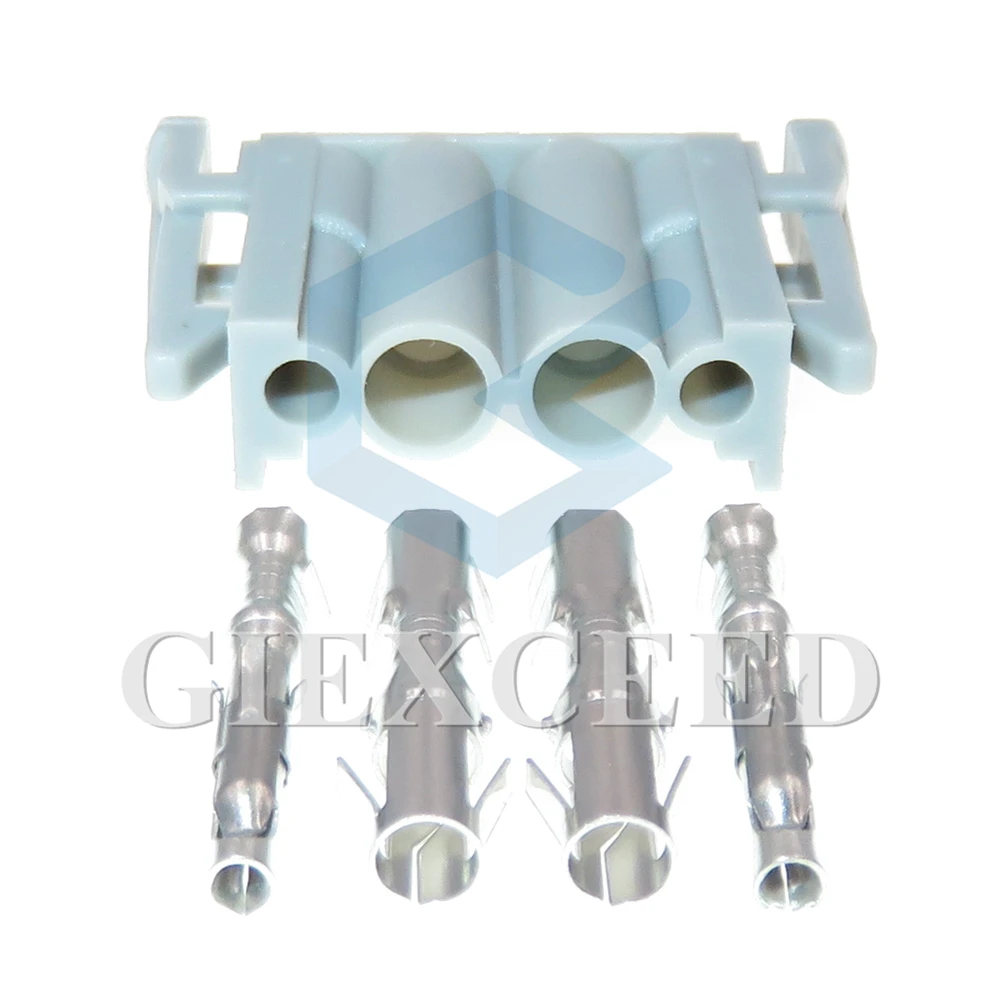 

2 Sets 4 Pin Unsealed Plug Automobile Wire Connector 1.5 3.5 Series Composite Wiring Terminal Socket