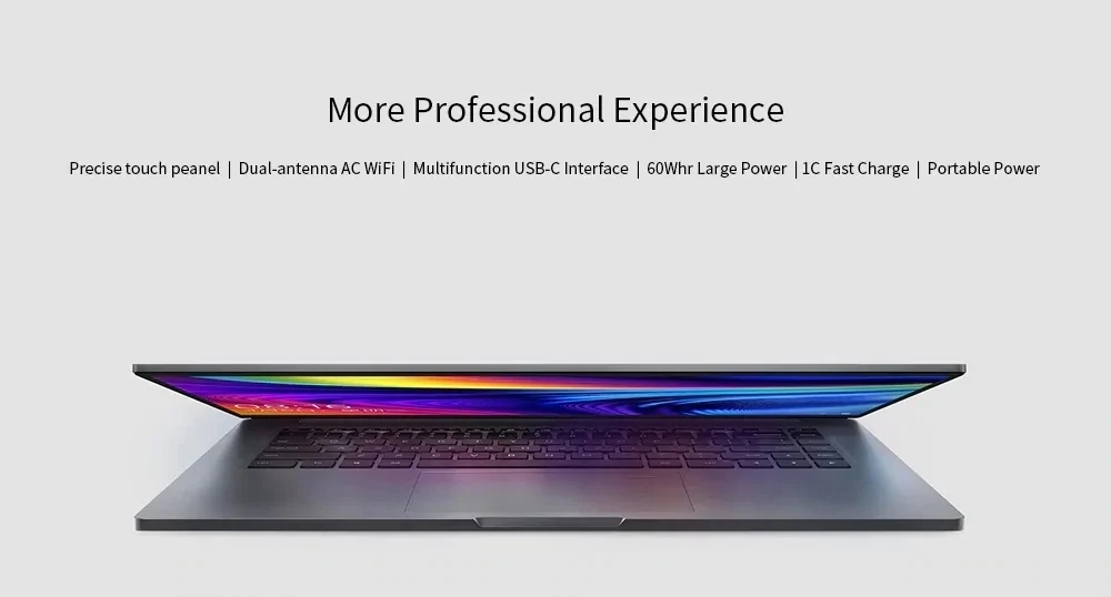 Xiaomi Mi ноутбук 15 дюймов Pro Улучшенная обновленная версия i7-10510U четырехъядерный MX250 16 Гб ОЗУ 1 ТБ SSD