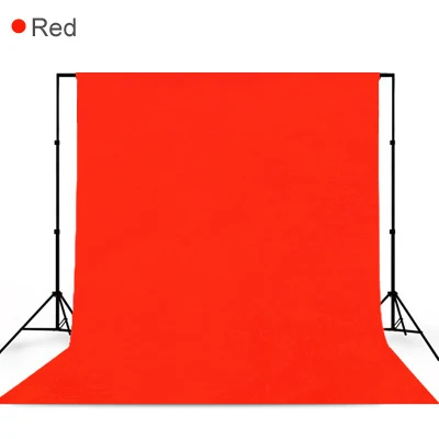 Фотография 2 м* 2 м фон поддержка стенд металлический штатив и 200 см* 300 см фото нетканый тканевый фон ткань для студийного видео - Цвет: Red
