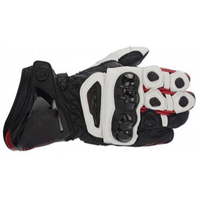 Черный, белый цвет перчатки мотоцикла PRO Мотокросс Горные велосипед внедорожные Для мужчин кожаных перчаток