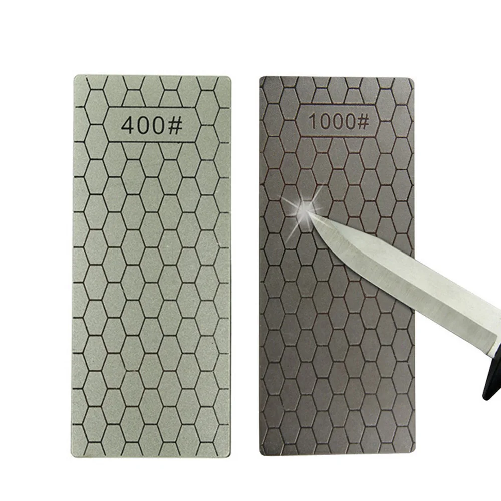 

Diamond Knife Sharpening Stone 400# 1000# Knife Sharpener Ultra-thin Honeycomb Knife Sharpener Grinder Honing Tools