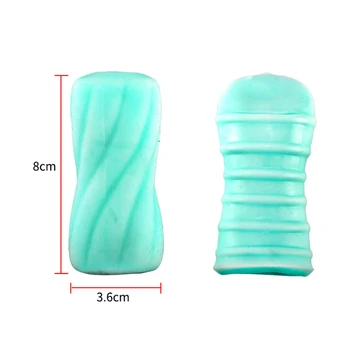 Male Masturbator Compact Soft Flexible Jerk off Hand Job Penies Sleeves Masturbation Snail Cup Adult Sex Toy for Men A7 4