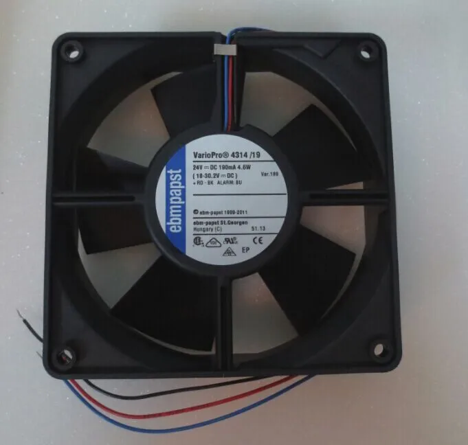 4314/19-189 Германия ebmpapst DC осевой вентилятор 24V 4 6 w 0.19A | Обустройство дома