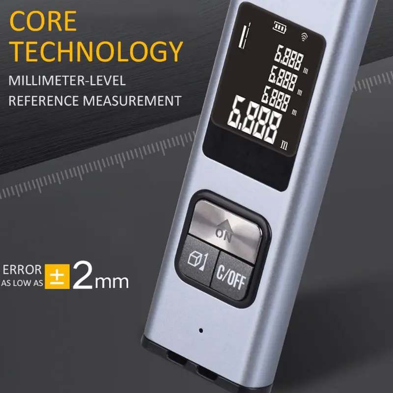 Portable Rechargeable Laser Rangefinder 40M Laser Distance Meter Range Finder Portable Rechargeable Laser Rangefinder 40M Laser Distance Meter Range Finder