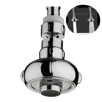 

The kitchen faucet adapter can be freely adjusted and rotated for water saving faucet shower filter and faucet nozzle