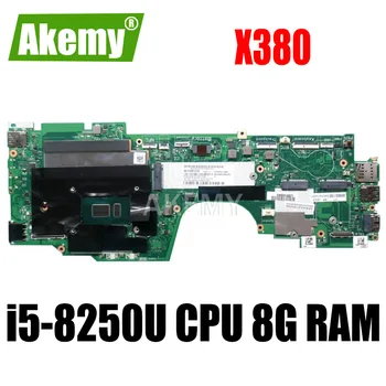 شراءلينوفو ثينك باد اليوغا X380 اللوحة الأم لأجهزة الكمبيوتر المحمول 02DA004 مع وحدة المعالجة المركزية I5-8250U 8G RAM DDR3 DTZS1 LA-F421P X380 اليوغا اللوحة الأم