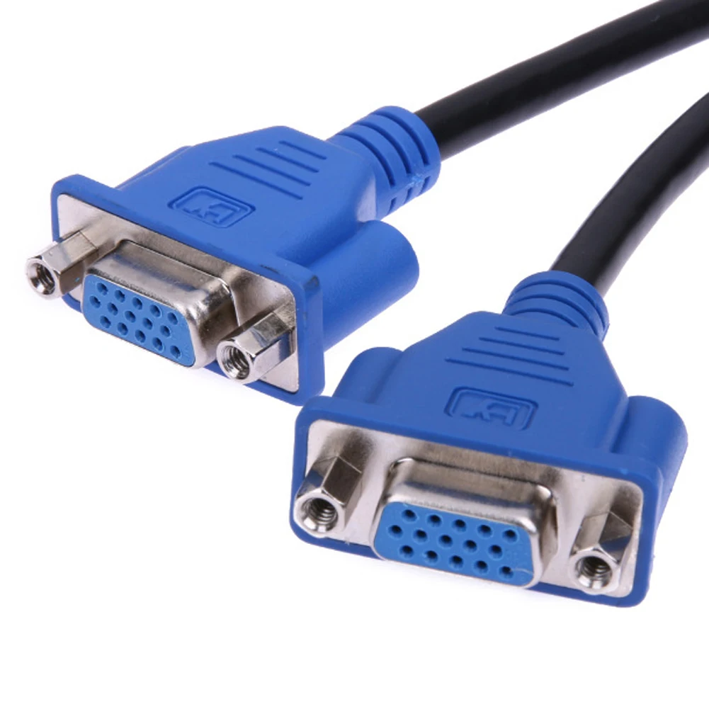 Видео Y сплиттер DMS-59 pin to Dual 15 pin VGA кабель Molex