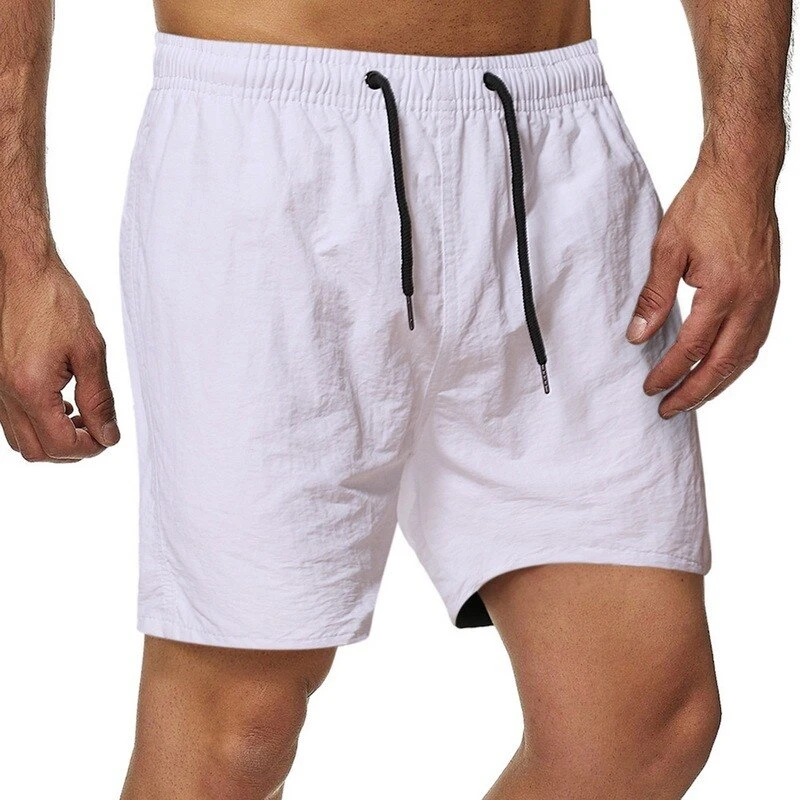 Puimentiua 2021 Summer Hot Shorts Men's Solid Color Linen Shorts Men's Summer Loose Breathable Casual Shorts Beach Shorts cheap cargo pants