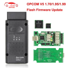 Opcom v5 flash atualização de firmware para opel op com 1.70 OP-COM 1.95 pic18f458 fidi pode ônibus obd obd2 scanner carro diagnóstico ferramenta automóvel
