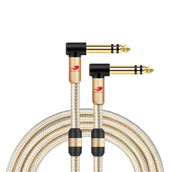 

(1/4 inch) TRS 6.35mm male to 6.35mm 1/4" TRS male Stereo Audio Cable for Mixers, Amps,Studio Monitors Interconnect Cords