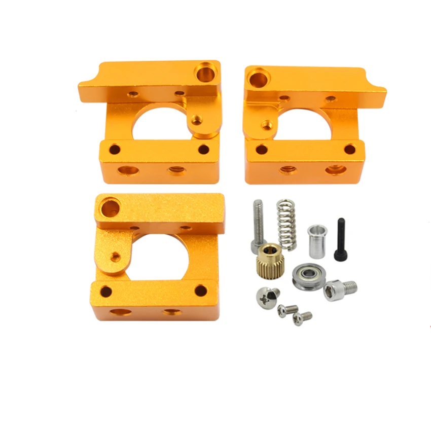 3D Printer Right Hand / Left Hand/ Short Handle MK8 Extruder Aluminum Frame Block 1.75mm Filament DIY for 3D Printer