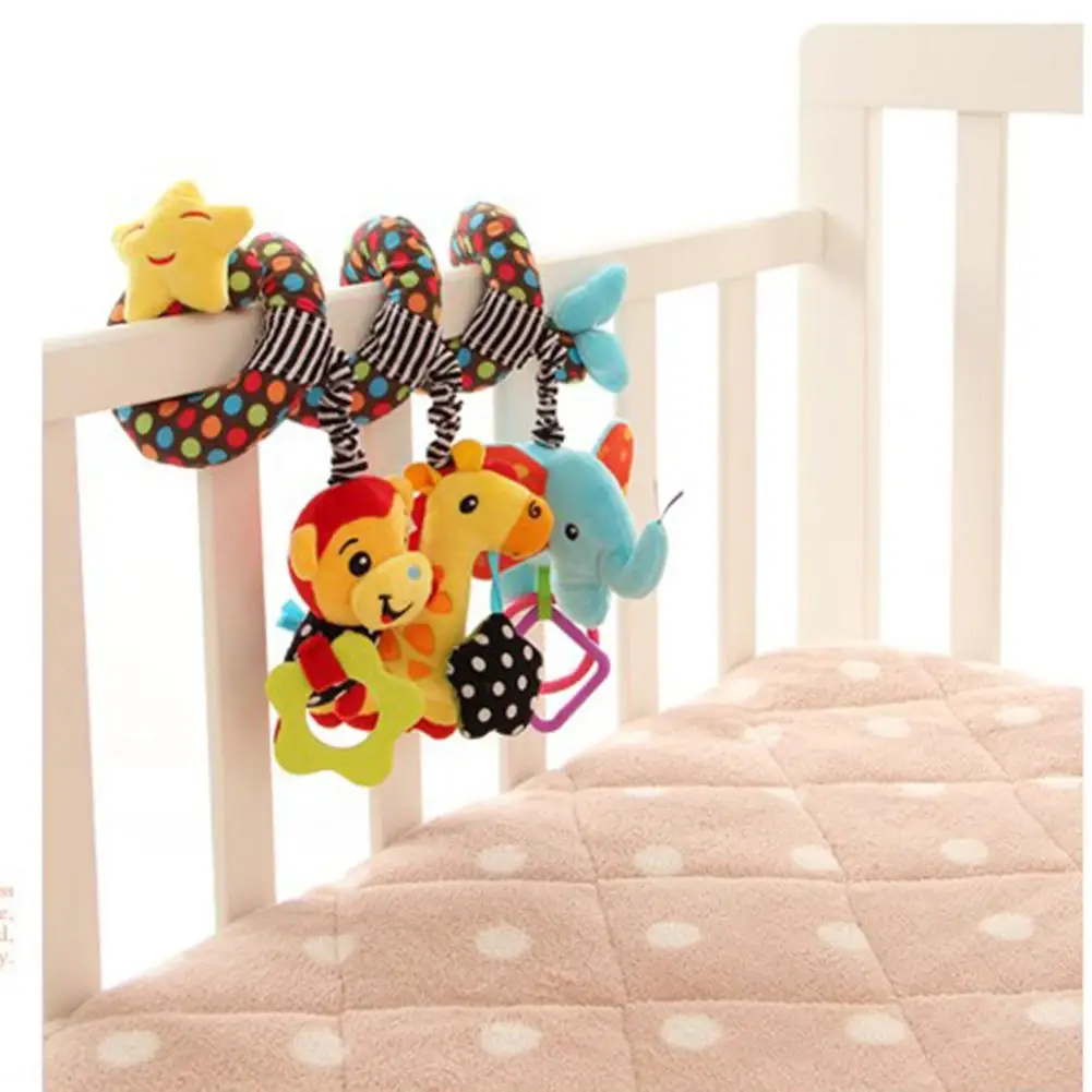 Kidlove многофункциональная картонная музыкальная подвесная спиральная игрушка для детской кровати и коляски