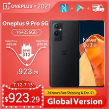 Nowy globalny Firmware Oneplus 9 Pro 5G SmartPhone 6.7 'ltpo AMOLED Snapdragon 888 120Hz wyświetlacz płynu Octa Core 65W ładowanie błyskowe