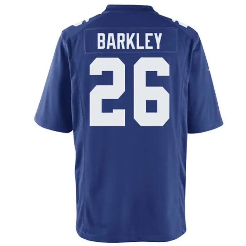 26 Saquon Barkley jersey 13 Odell Beckham Jr 10 Eli Manning 21 Landon Collins сшитые логотипы майки - Цвет: Limited jersey