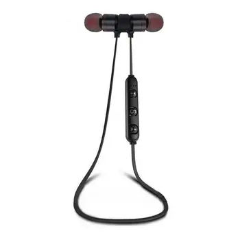 

200pcs/lot Newest SGA Wireless Bluetooth Earphone Neckband Sport with Mic Earphones Handsfree Headset Earphone for all phone