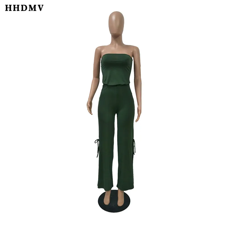 HHDMV FM1082 модные богемные высокие уличные стильные комбинезоны без рукавов без бретелек росы сзади на шнуровке комбинезоны с карманами короткие штаны