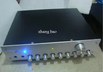 

HIFI power amplifier fever LM4610+65831+C5200/A1943 karaoke reverberation combined power amplifier