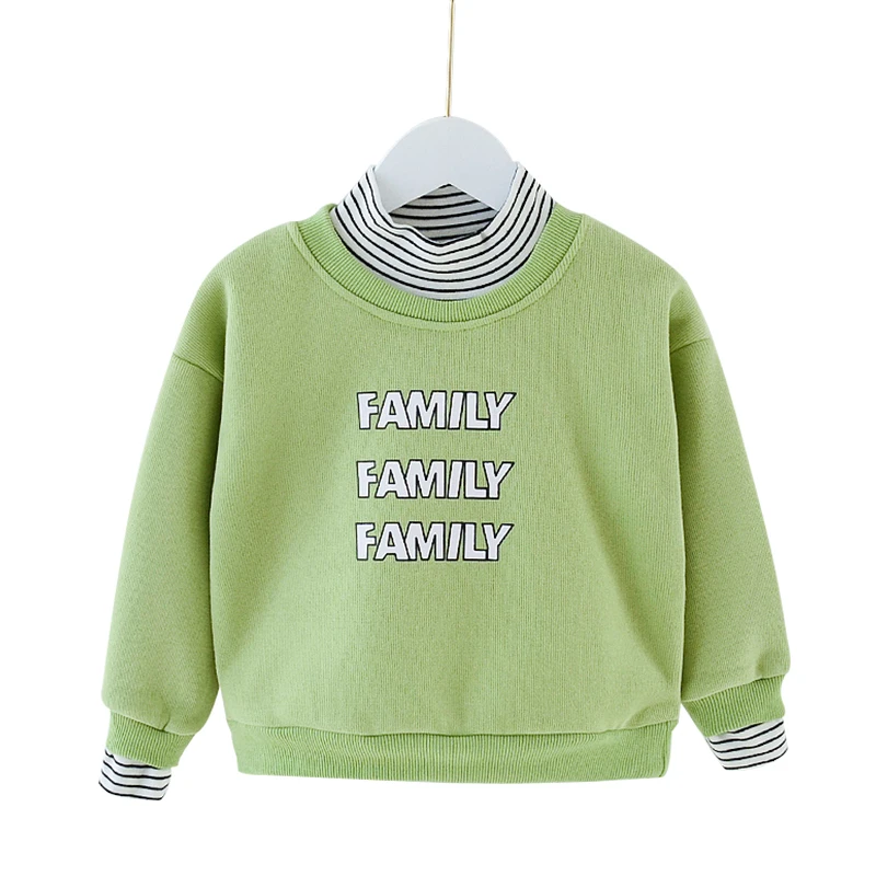 Girls Hoodies Autumn Winter Baby Girl Clothes Kids Hoodie for Girls Sweatshirt Children Clothing Family Plus Velvet 4-15T