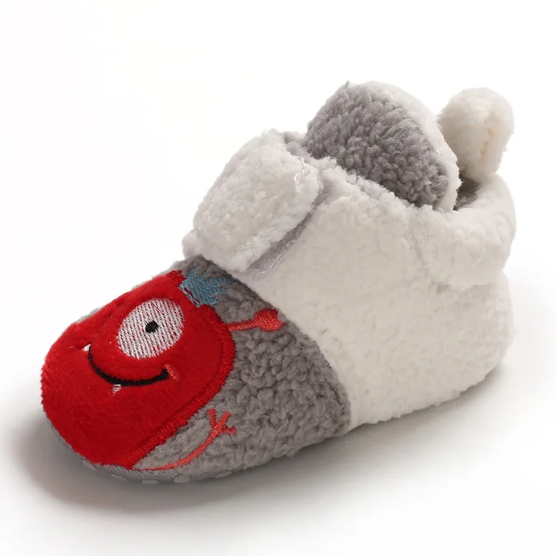 Explosion models winter 0-1 years old men and baby print animal pattern snow boots non-slip comfort baby baby toddler shoes