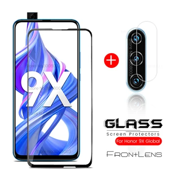 Перейти на Алиэкспресс и купить Защитное стекло honor 9x для honor 9x Премиум камеры, Защитное стекло для honor 9x 9x global version stk-lx1 6,59 '', Защитная пленка для экрана телефона