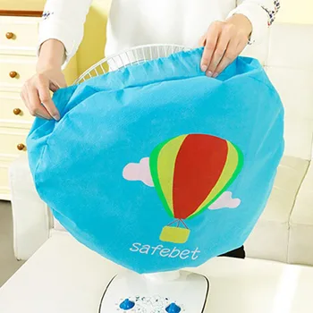 

Household Cartoon Fan Cover Korean Style Simple Nonwoven Fabric Electric Fan Dust Cover Circle All Edges