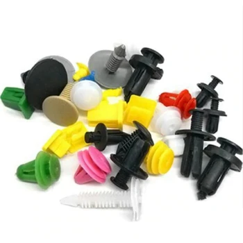 

50/100/200pcs/set Universal Mixed Auto Car Various Plastic Rivet Fastener Push Pin Bumper Panel Car Accessories