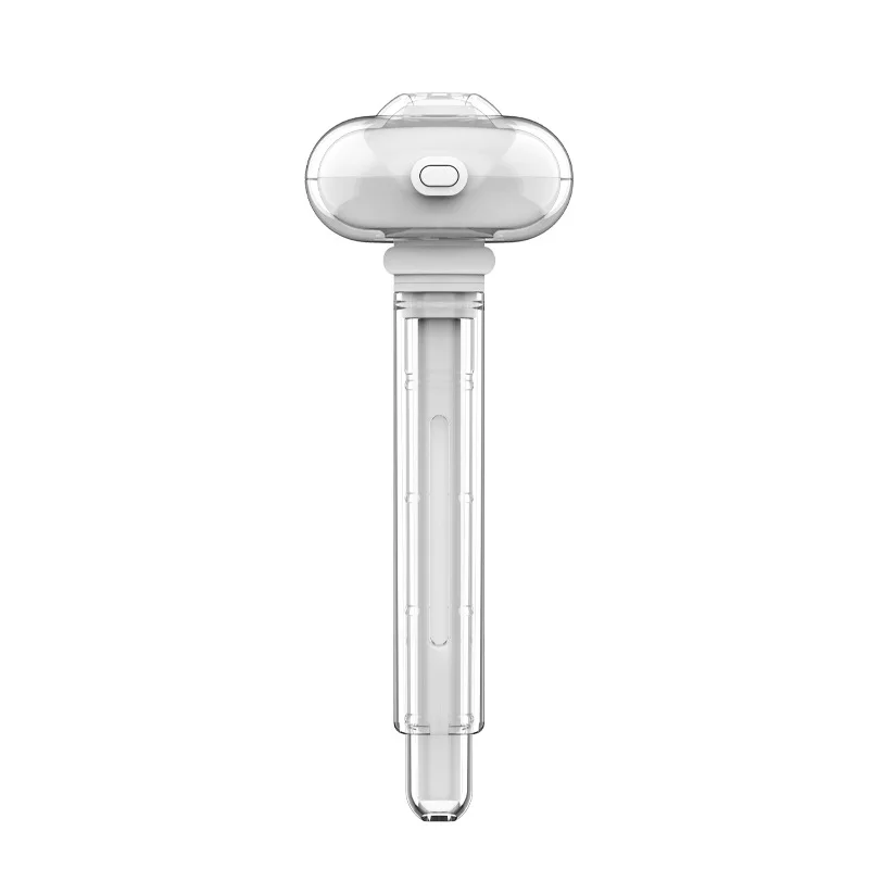 UFO увлажнитель воздуха USB Автомобильная крышка бутылки-в-линии Мини Выдвижной портативный небольшой ночник пончик-увлажнитель - Color: White