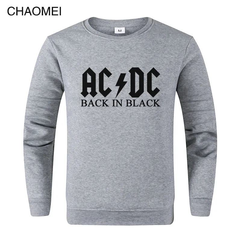 Бренд AC Свитшот DC для мужчин хип-хоп рок группа ACDC толстовка мужская повседневная Уличная Толстовка мужской/женский пуловер C107