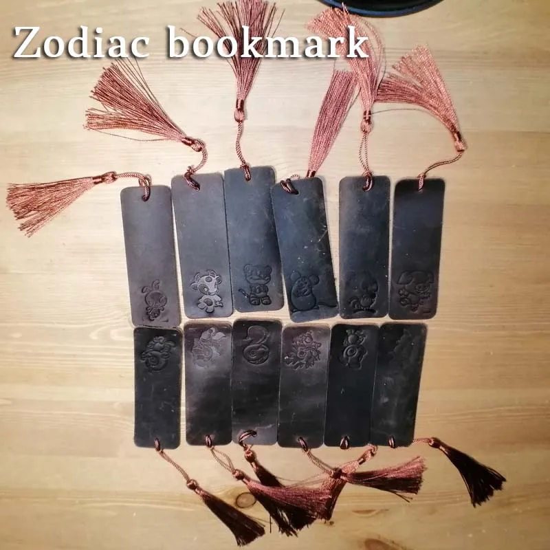 Bookish Китайский Знак зодиака записная книжка дневник кожаная вкладка сделай сам