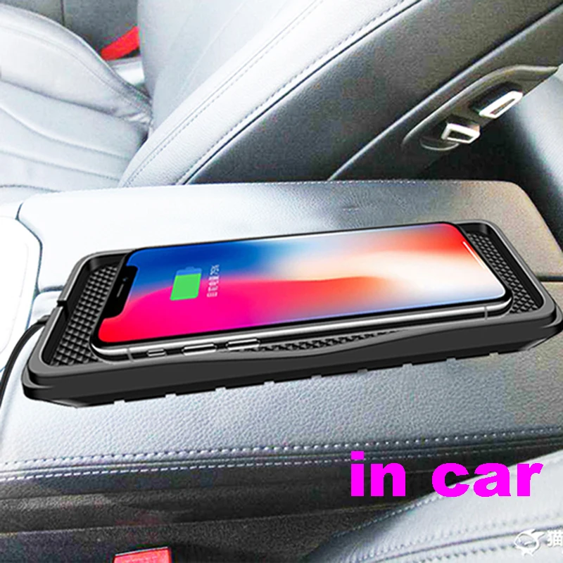 

10W QI Universal Car Charger Wireless Charger Car Charging pad for samsung s9 Fast phone charger for iPhone X 8plus XR 11 pro