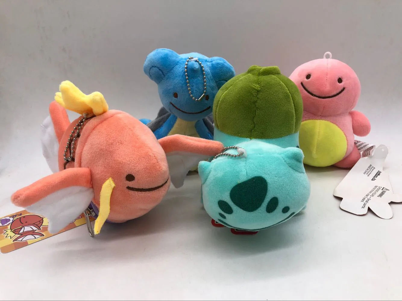 12 см плюшевая Двусторонняя Подушка Charmander Bulbasaur Squirtle Snorlax Magikarp Sableye Lapras