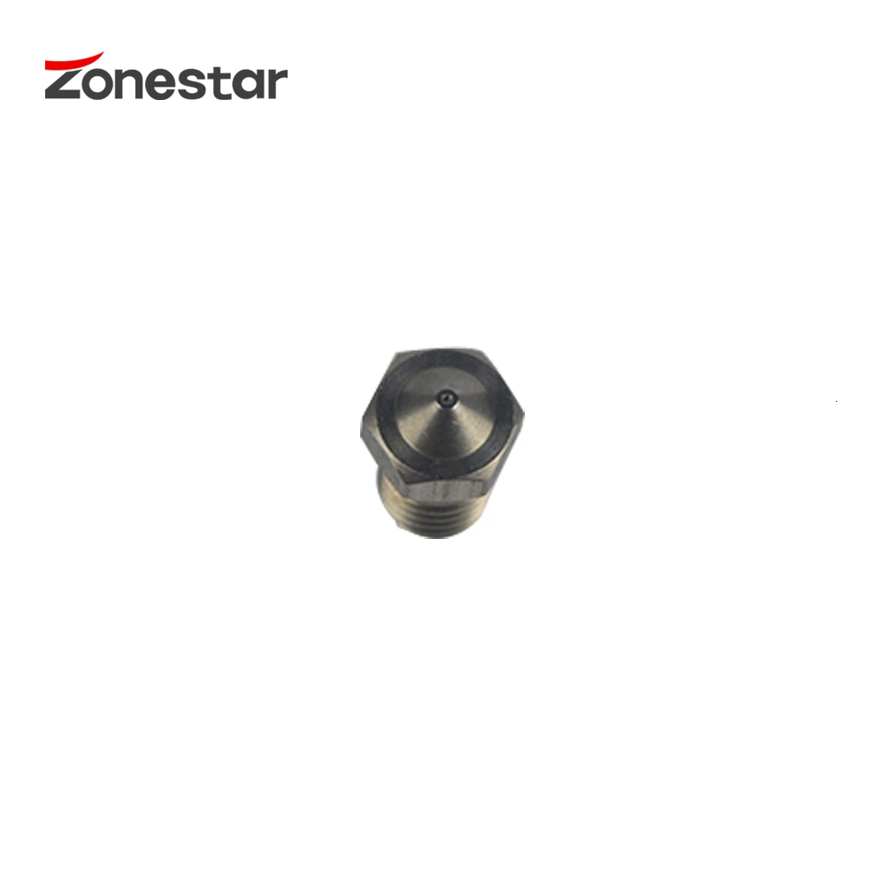 Насадка ZONESTAR E3D V6 V5 из нержавеющей стали 0 3 мм 4 резьбовые детали для 3D принтеров M6