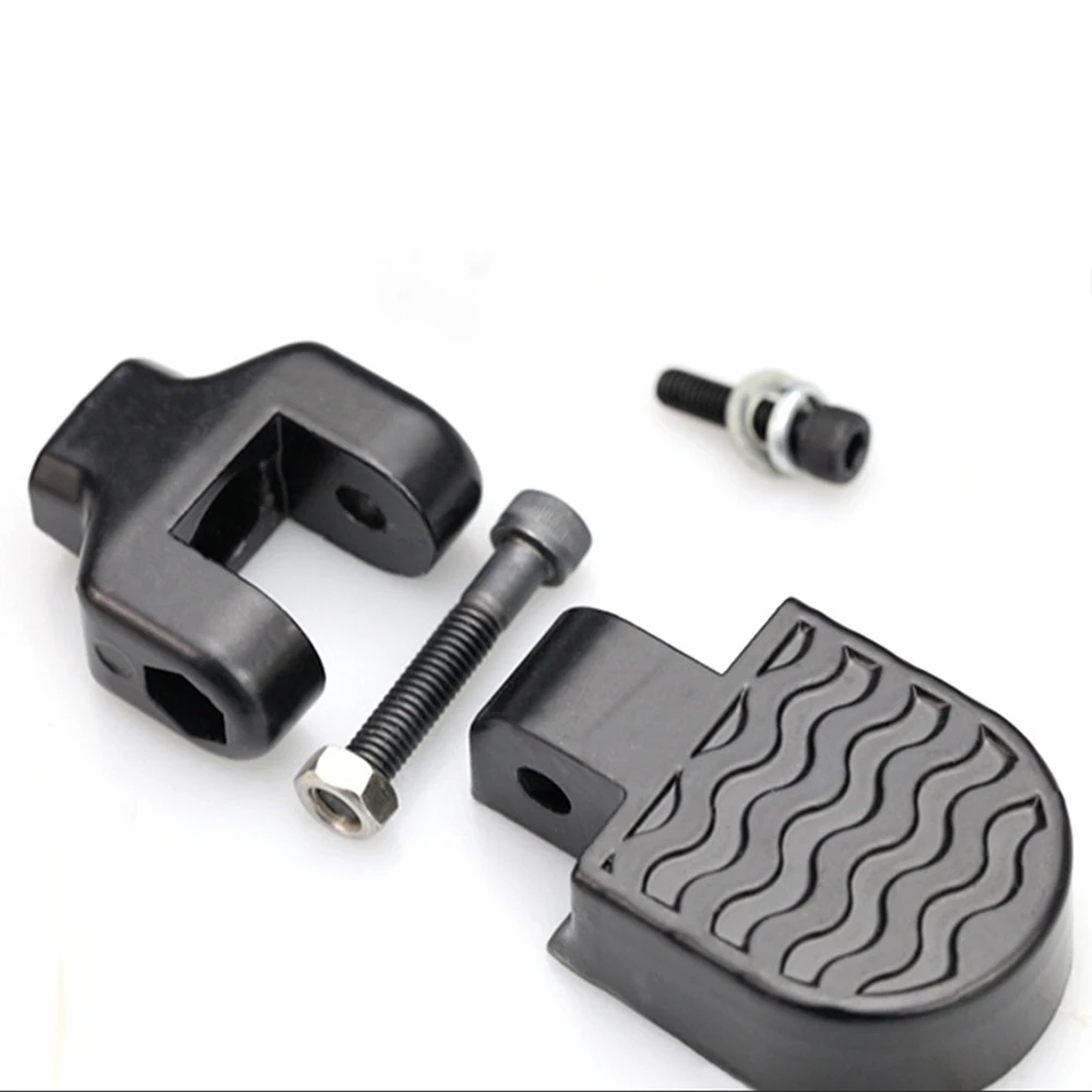 Mountain Bike Rear Foot Pedal Manned Bicycle Rear Seat Foot Pedal Rear Pedal Quick Release Shaft Installation Foot Post