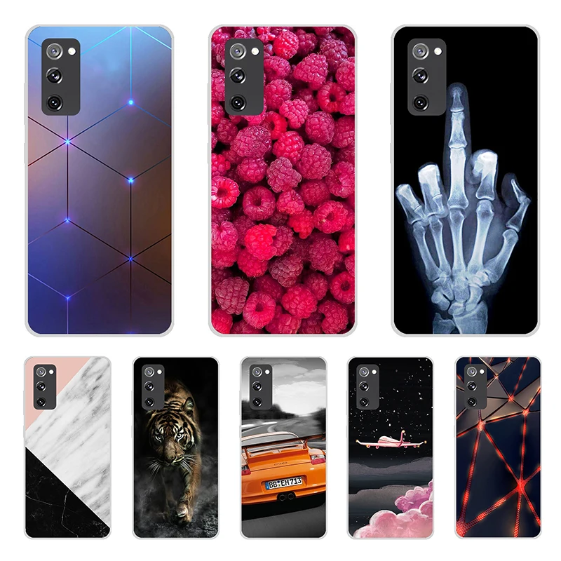 Per Samsung Galaxy S20 Fe Custodia 6.5 "Tpu Cover Posteriore In Silicone Morbido Per Samsung S20 Fe Paraurti Galaxy 20 Fe S20Fe Funda Coque