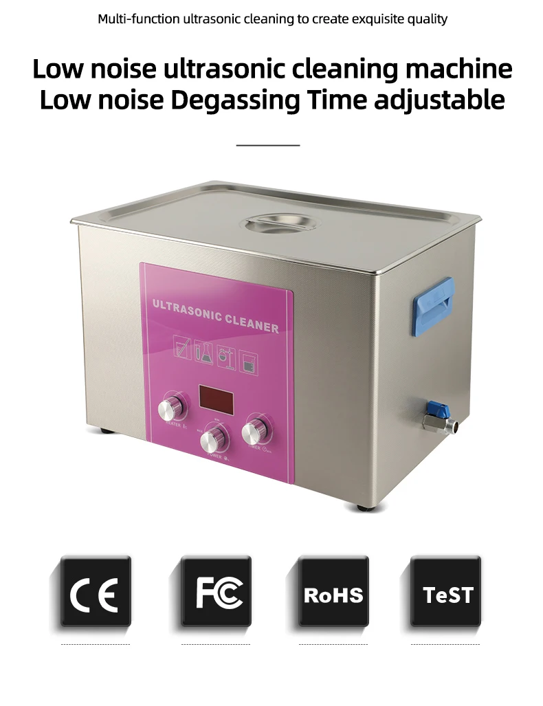 US $171.76 Ultrasonic Cleaning Machine 32L30L Industrial Hardware Parts Circuit Board Laboratory Ultrasonic Cleaning PowerAdjustableROHS