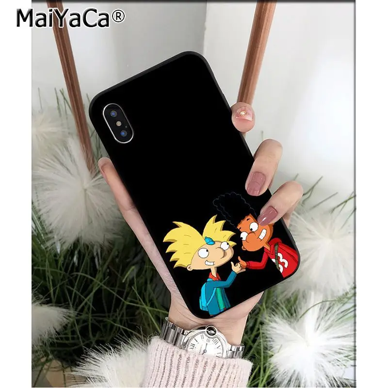 Мягкий чехол для телефона MaiYaCa Hey Arnold из ТПУ высокого качества для Apple iPhone 8 7 6 6S Plus X XS MAX 5 5S SE XR 11 11pro max - Цвет: A7