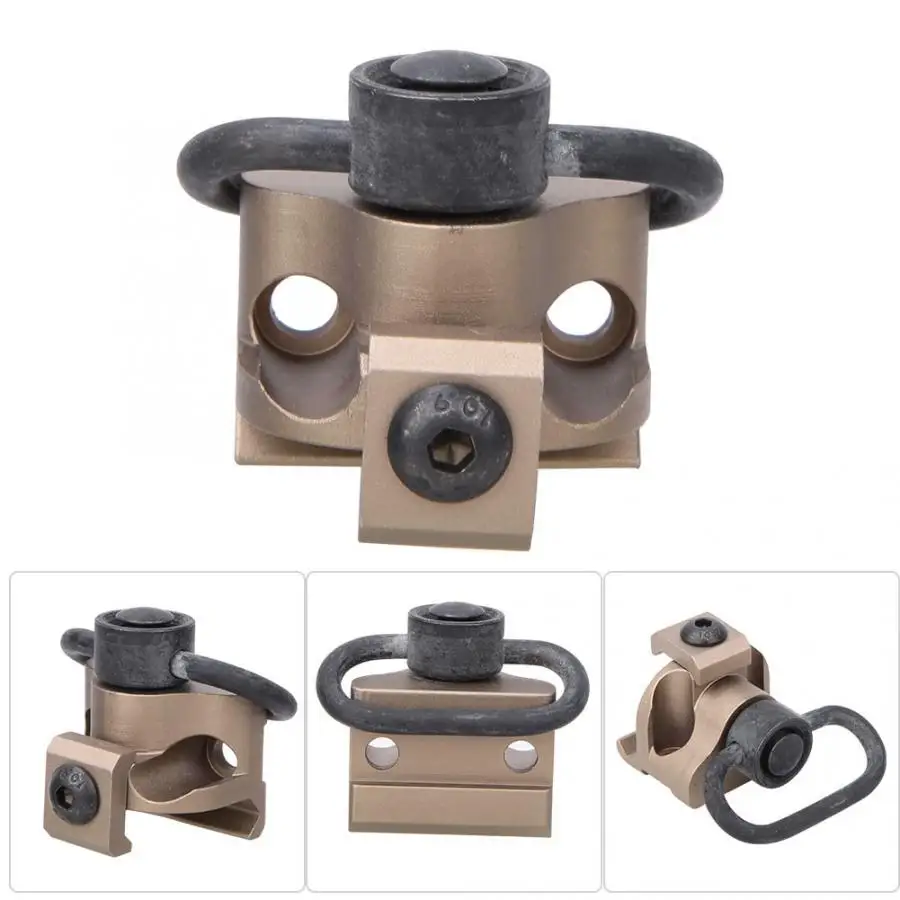 EX257-DE высокое качество Heavy Duty Из светлых металлов антабка Железнодорожный адаптер с qd-вертлюг для 20 мм рельсов